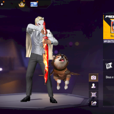 duas contas ao mesmo tempo uma de pubg e outra de free fire pelo meno preço