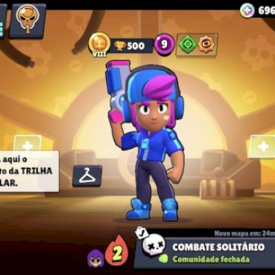 Conta Brawl Stars ULTRA ANTIGA Star Shelly + Shelly Clássica + Skins Removidas
