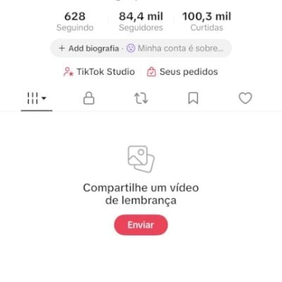 Conta Tiktok 80k