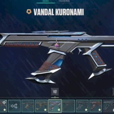 +1k gasto: Conta valorant com vandal kuronami, zerofang, aemodir e faca sublimev