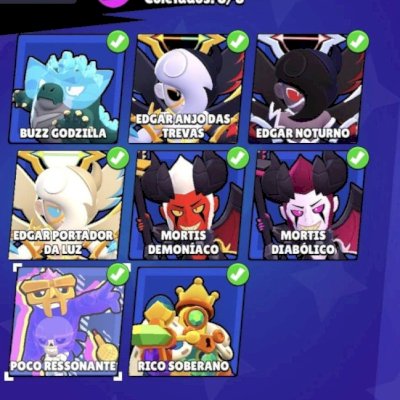 Conta com +55K DE TROFEUS, +300 Skins, +400 Gemas e Muitos Brawlers