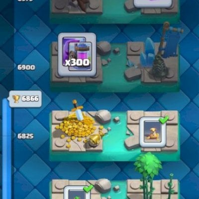 Conta Clash Royale com 6700 troféus , boa pra começar