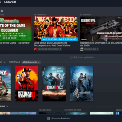 VENDO CONTA STEAM - RED DEAD REDEMPTION 2 + EA FC 25