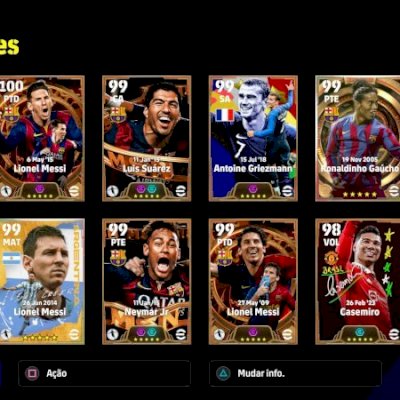 Conta Efootball 2025 Playstation Super Completa