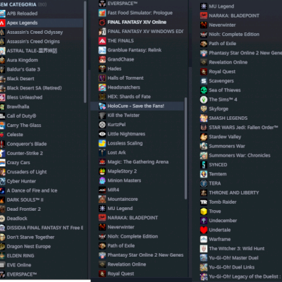Vendo conta Steam 80 Jogos