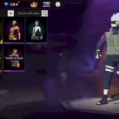 Conta com Sakura e Kakashi, mais 278 dimas