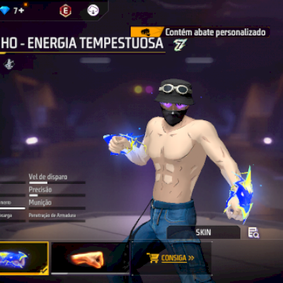 Conta com skins de demon Slayer