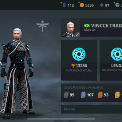 CONTA SHADOW FIGHT 3 COM MAIS DE R$5.000,00 INVESTIDOS