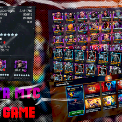 Conta Marvel Torneio De Campeões Valente LV 62, Conta de 10 ANOS