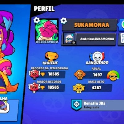 Conta básica com 2 brawlers lendários