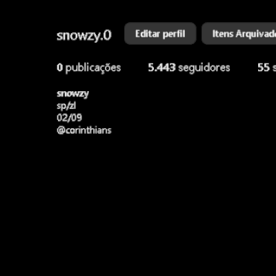 Conta do instagram com 5k de seguidores.