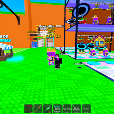 Fuja do Tsunami Para Brainrots: Grapellino DOro LVL MAX