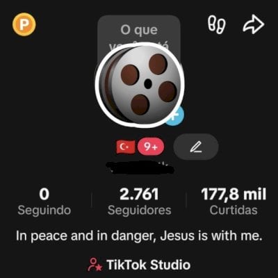 CONTA TIK TOK 2.7K
