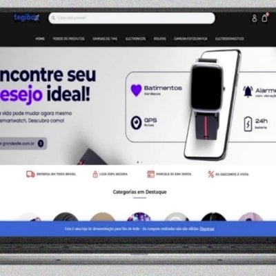 Estamos on, Super Loja Virtual Completa com vídeo Instalação