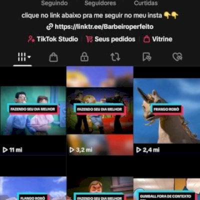 Venda conta de TikTok de comedia