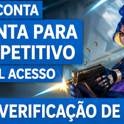 CONTA VALORANT LEVEL 20 - FULL ACCESS - SMURF COM SKINS E VERIFICAÇÃO DE IDADE