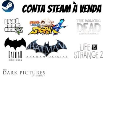 CONTA STEAM À VENDA (JOGOS NA CAPA DO ANÚNCIO)