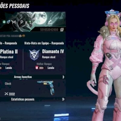 Conta de Blood Strike, armas golds, skins, Etc...