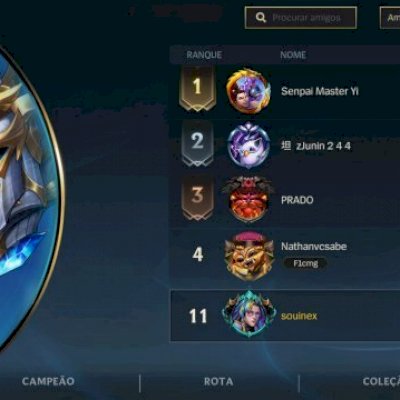 Platina 1, Nível 79, 82 campeões