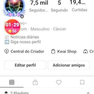 VENDO ESTÁ CONTA DO KWAI COM 7,5 K