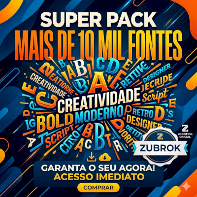 Super Pack Mais De 11 Mil Fontes
