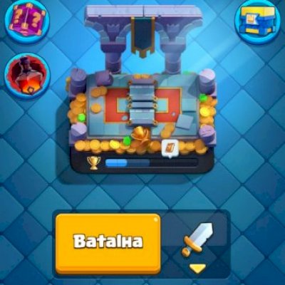 CONTA ANTIGA CLASH ROYALE, PRATICAMENTE FULL CARD