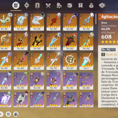 IMPERDÍVEL! Conta Rank 60, 46 Tier 5⭐, 26 armas Tier 5⭐, Personagens Buildados