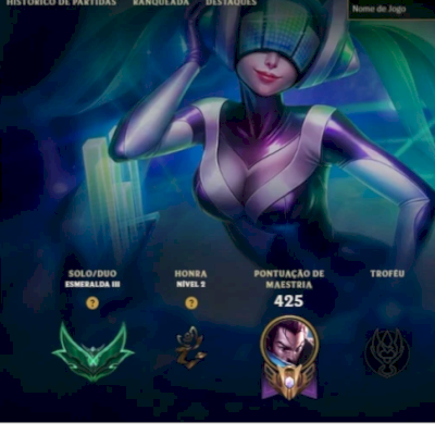 Conta Lol de 2018 com 98 Skins Elo Atual Esmeralda!!