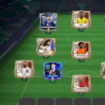 Conta do EAFC MOBILE geral 122 com 5.7 bilhões em caixa mais 151 mil joias