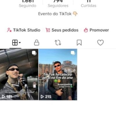 CONTA BASICA DE TIK TOK