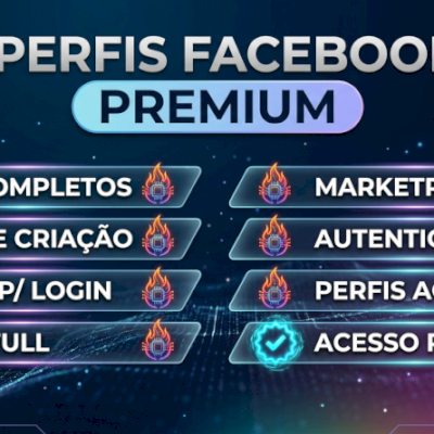 Contas Facebook FORTES (PREMIUM) - Perfis facebook - Perfil Facebook