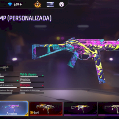 Conta ff, RARA NO PREÇINHO