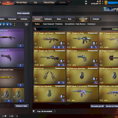 Crossfire conta muitoboa cheia de mns,LASWAT, 10VIPS MARECHAL