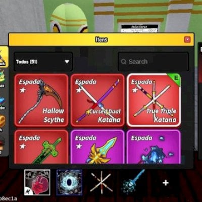 Conta de blox fruits e muitos outros jogos upados na conta