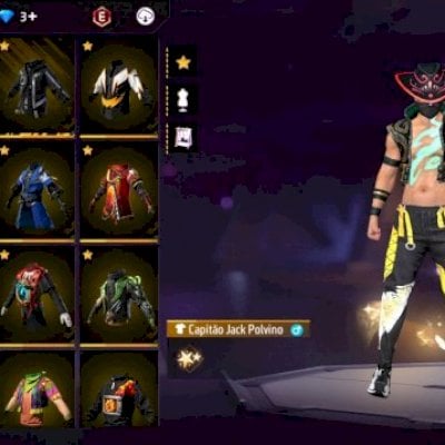 Conta de Freefire super gemada niv 60 | arma evolutiva | + 8 passes | Angelical