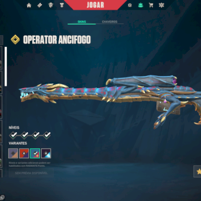 Conta valorant com várias skins / 1000+ gastos nela