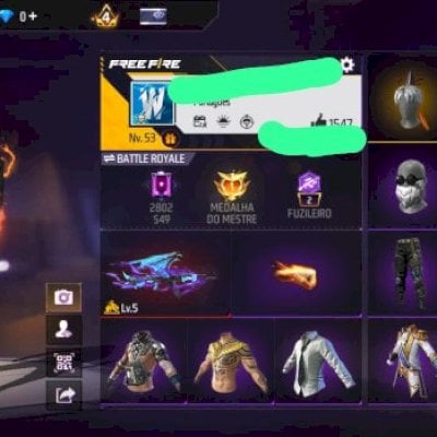 Conta de free fire