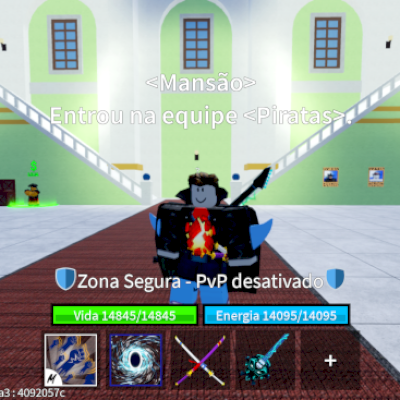 Blox Fruits MAX 2800, CDK, Skull Guitar, Yeti, Perm Portal, V3 💰R$120