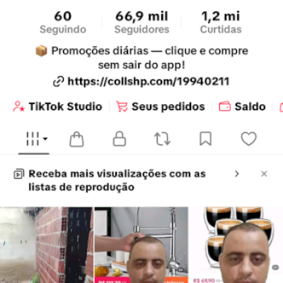 Conta tiktok 66k