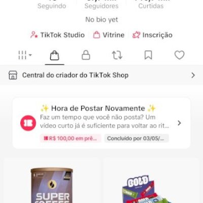 Vendo conta do tik Tok