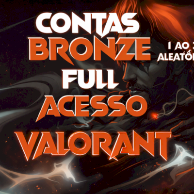 CONTAS DE VALORANT BRONZE 1 AO 3 ALEATÓRIO, FULL ACESSO