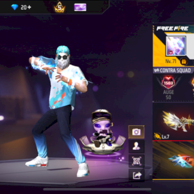 Conta gemada ff lvl 71