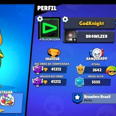 Conta de Brawl Stars Upada
