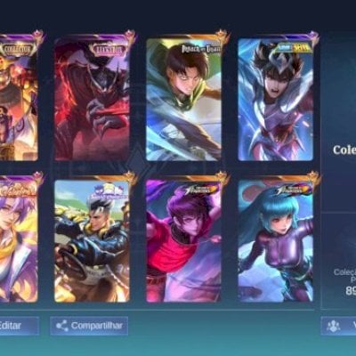 TODOS OS HERÓIS / EMBLEMAS NÍVEL MÁXIMO / COLECIONADOR RENOMADO 1