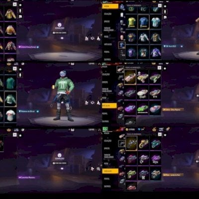 CONTA ANTIGA DE FREE FIRE