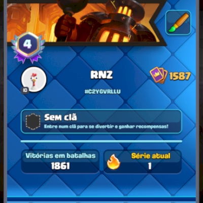 Vendo conta Clash Royale