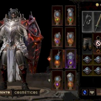 Conta de diablo immortal com ressonância 905.