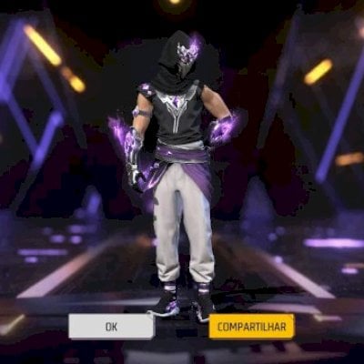 Conta Free Fire Conjunto Explorador Arcano