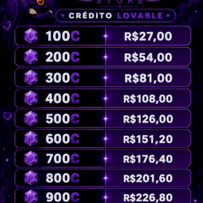CRÉDITOS LOVABLE OFICIAL | RECARGA IMEDIATA | MELHOR PREÇO