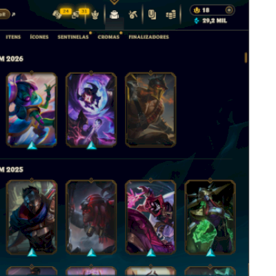 Conta Valorant + LOL
